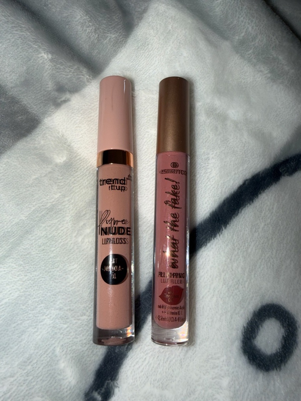 Brand New Neutral Nude Lip Gloss Set — Trend It Up & Essence Pink-Nude